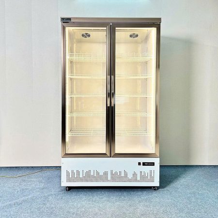 tủ mát 2 cánh kính block dưới