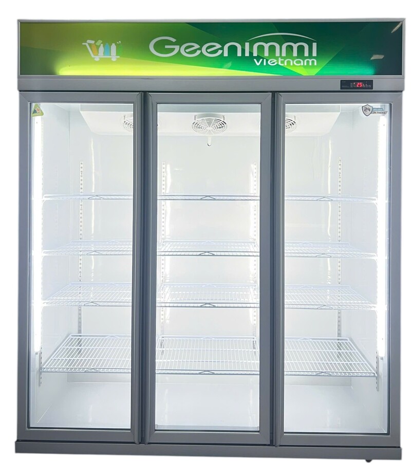 tủ mát 3 cánh kính cao cấp